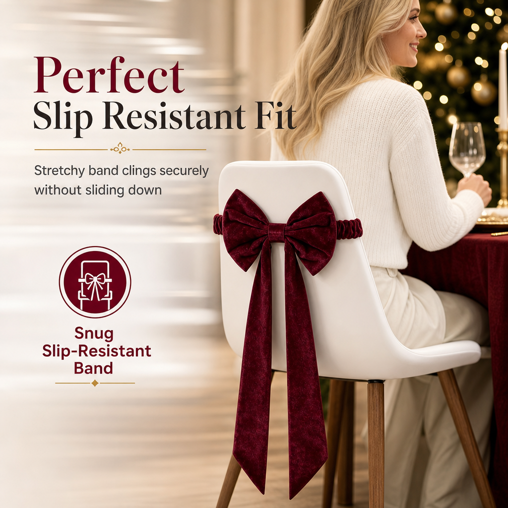🎀🔥 50% OFF! Large Velvet Christmas Bow Ornament – Premium Plush Velvet, Wired Ribbon Edges for Easy Shaping, Pre-Tied Designer Style, Perfect for Holiday Tree Topper, Wreaths, Garlands & Home Decor ✨