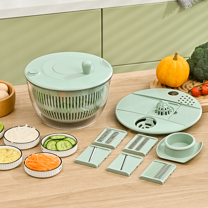 📢📢50% OFF !! ⏰Salad Spinner with Multi-Function Lid