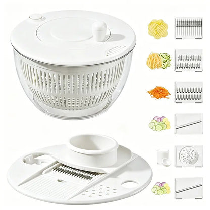 📢📢50% OFF !! ⏰Salad Spinner with Multi-Function Lid