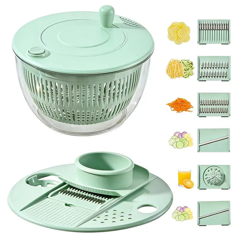 📢📢50% OFF !! ⏰Salad Spinner with Multi-Function Lid
