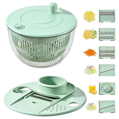 📢📢50% OFF !! ⏰Salad Spinner with Multi-Function Lid