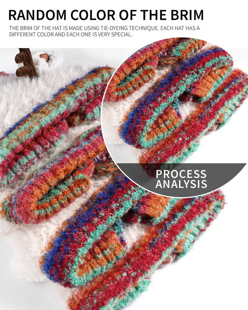 Festive Reindeer Hat — 2-in-1 Holiday Hat & Bag